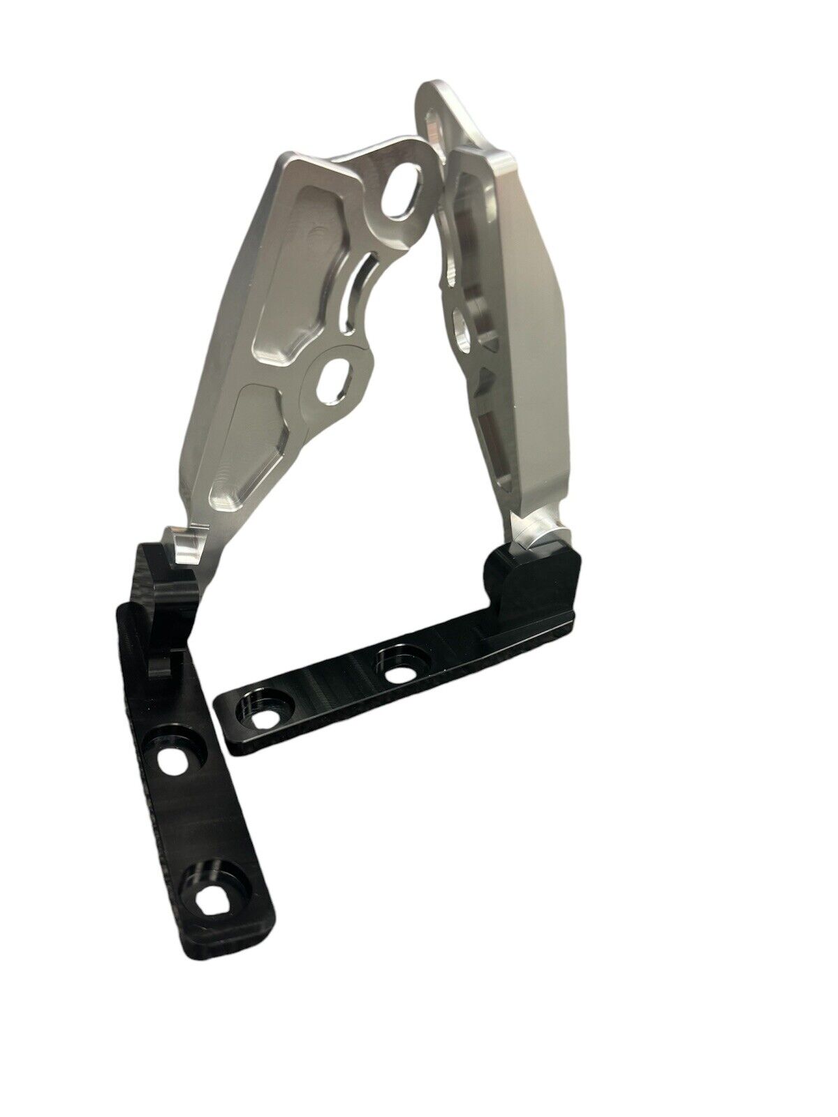 JackSpania Racing billet quick hood hinge release latch bracket for Nissan 240SX S13 engine hood, durable metal construction.