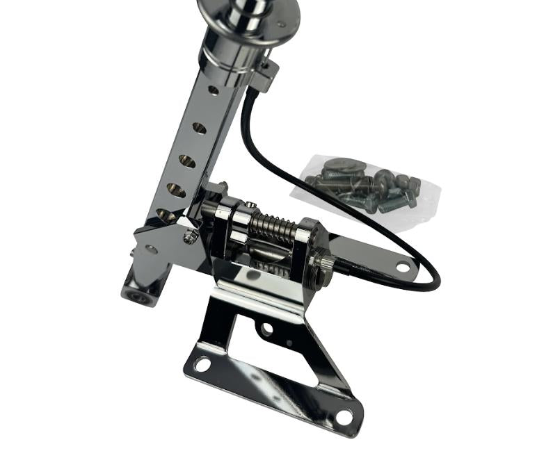 Polished billet race spec shift box lockout for B Series and D Series Integra BMW transmission parts by JackSpania Racing