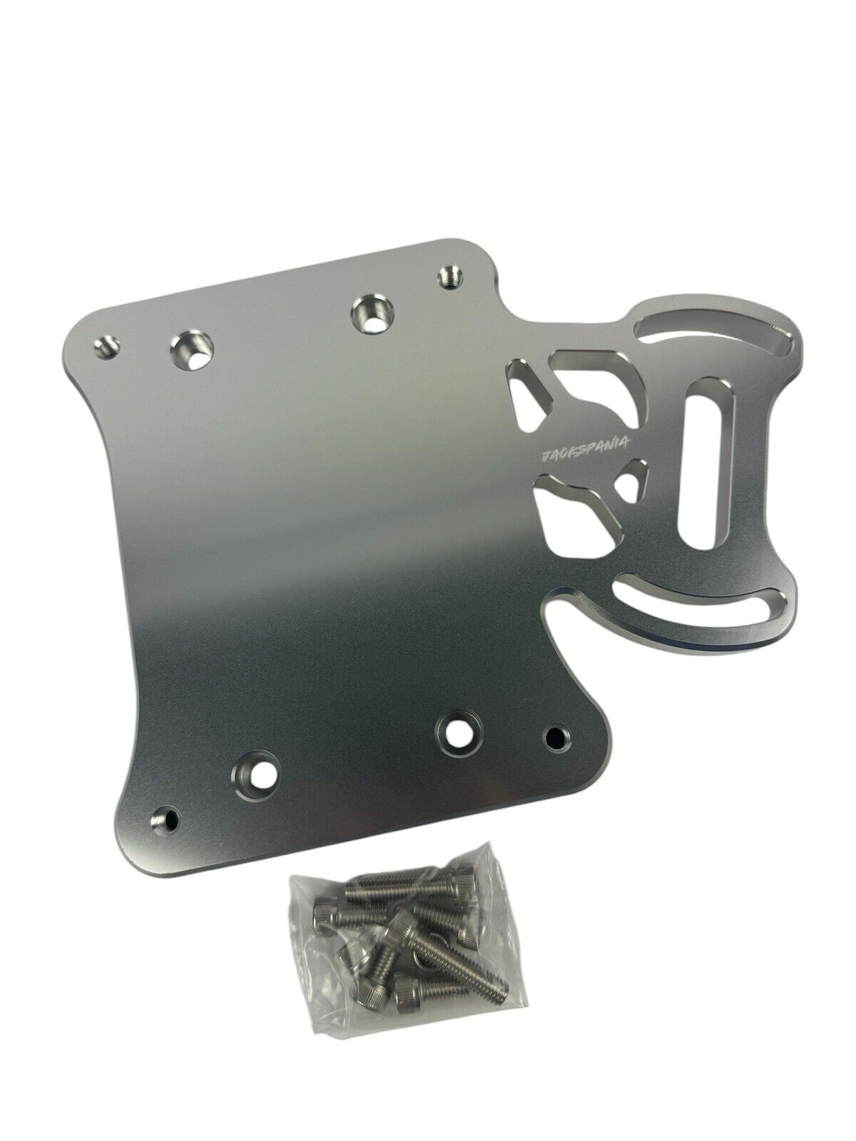 Jack Spania Racing billet shifter box assembly for TSX, TL, Accord AWD J K Series transmission parts, black metal construction.