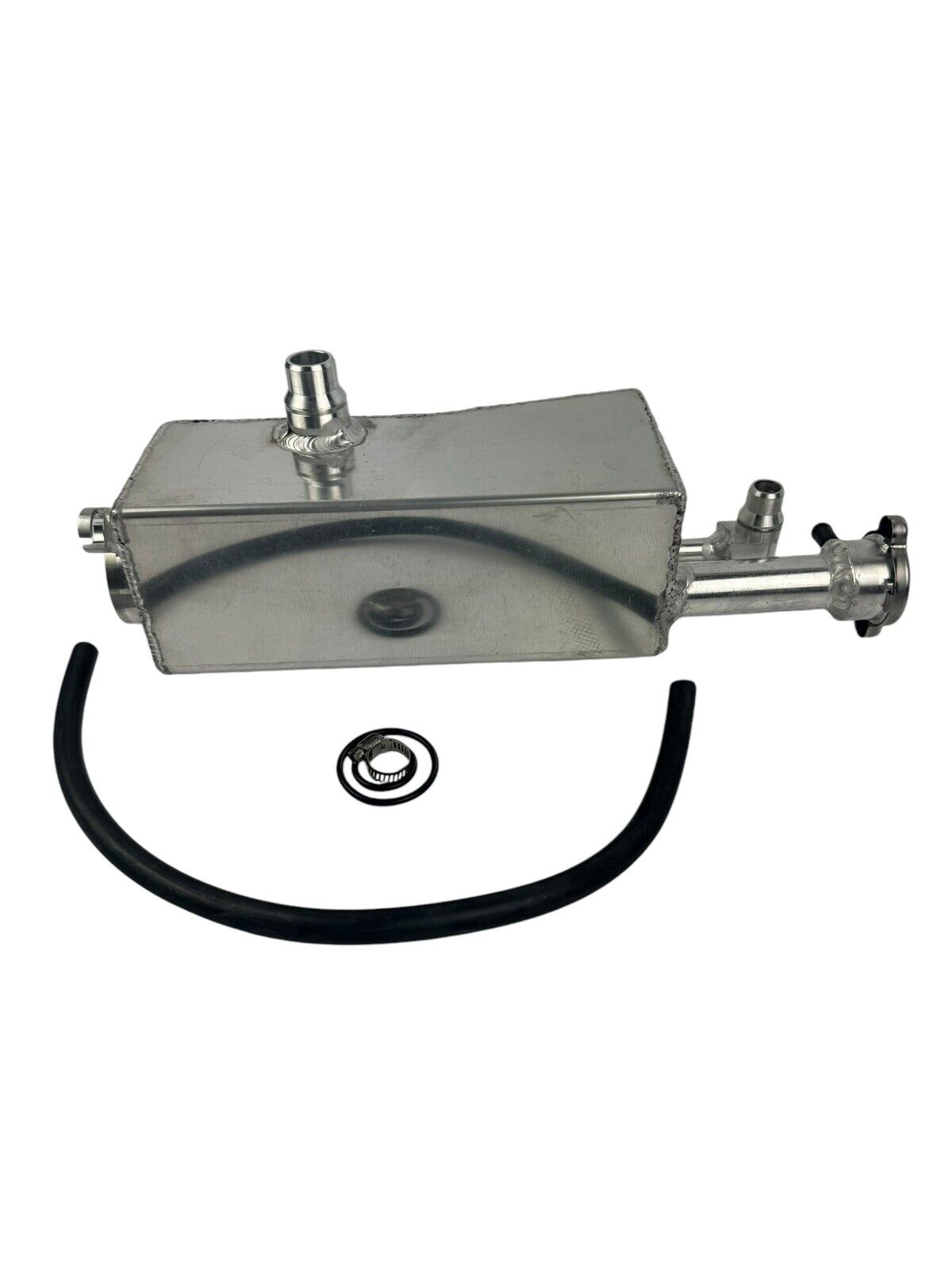 Aluminum coolant reservoir tank for BMW E46 E53 E83 323i 325i 328i 330i M52 M54 engine, by JackSpania Racing