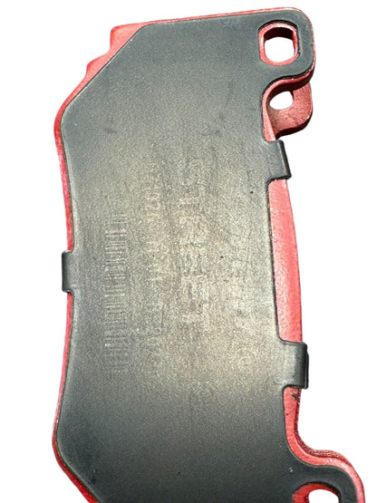 Set of four JackSpania Racing Super Street upgraded ceramic brake pads for interior brake system, shown in the image.