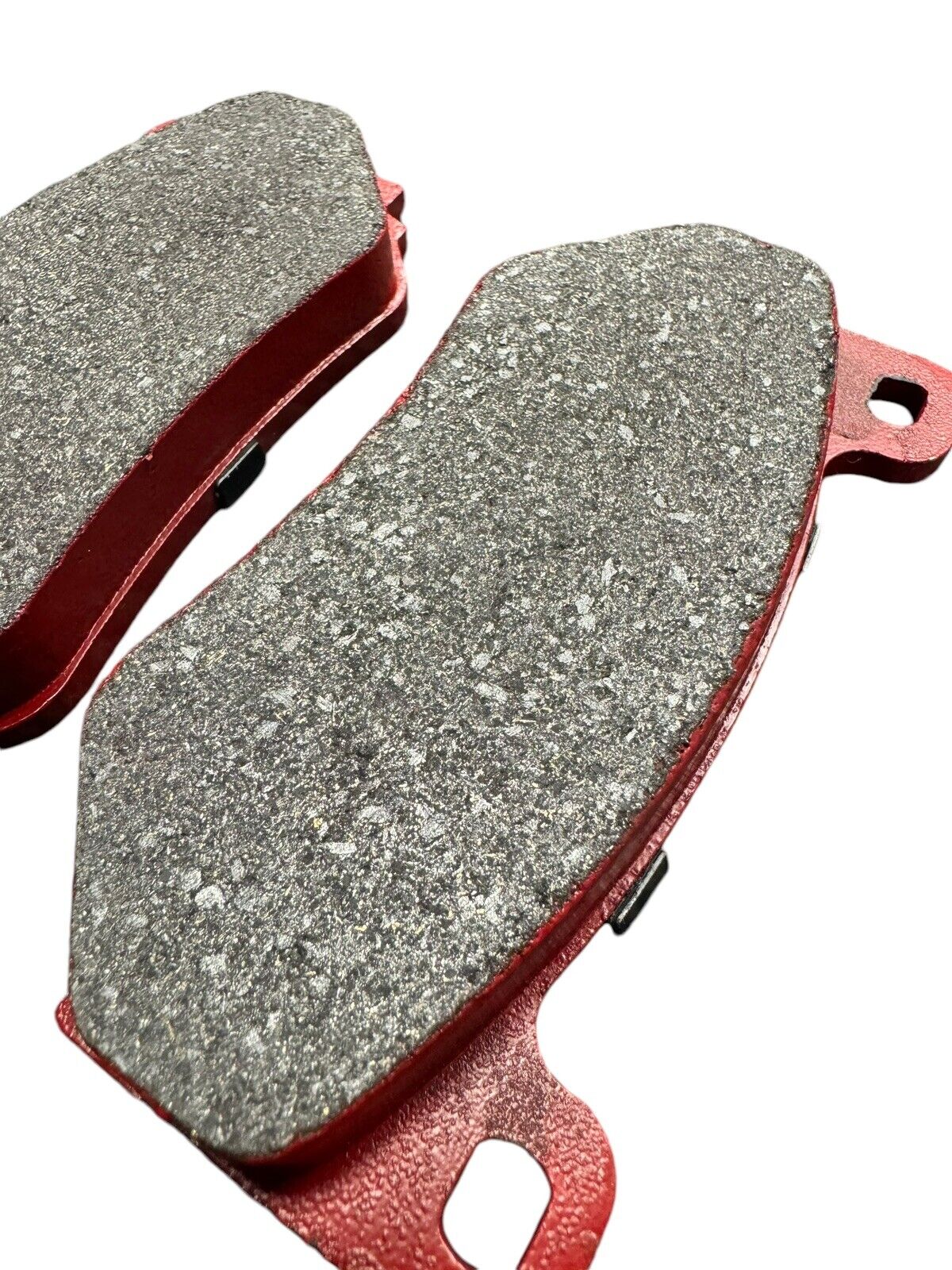 Set of 4 JackSpania Racing Super Street upgraded ceramic brake pads for interior use, designed for high-performance braking systems.
