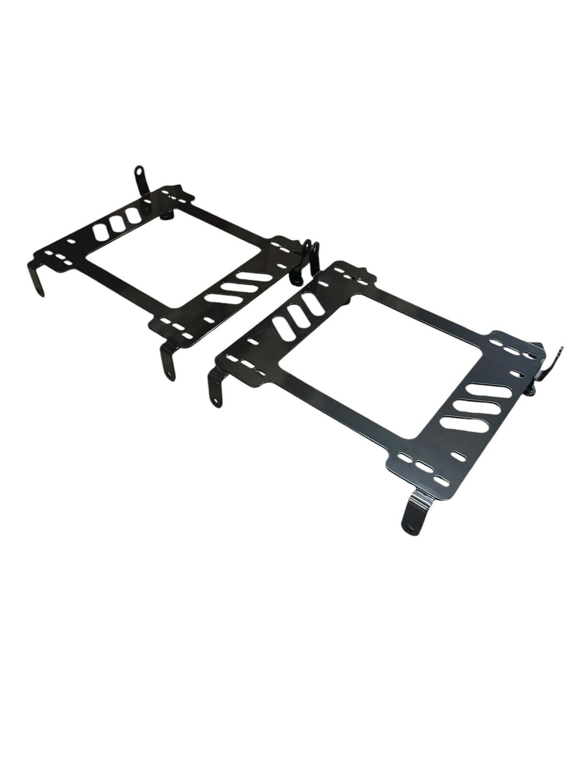 Steel seat base bracket for Honda Civic 06-11 Si, left and right rail mount, interior accessory by JackSpania Racing.