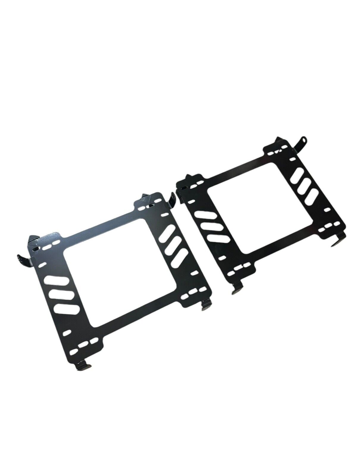 Steel seat base bracket for Honda Civic 06-11 Si, rail mount interior part by JackSpania Racing, shown in the image.