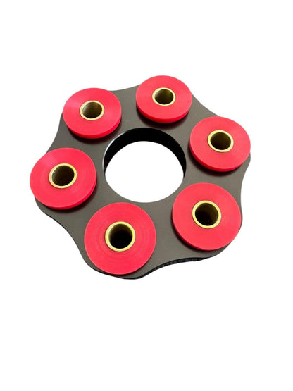 BMW E30 E36 E46 M3 transmission flex disc drive shaft mount, polyurethane, LK=96mm/12mm, automotive transmission part by JackSpania Racing