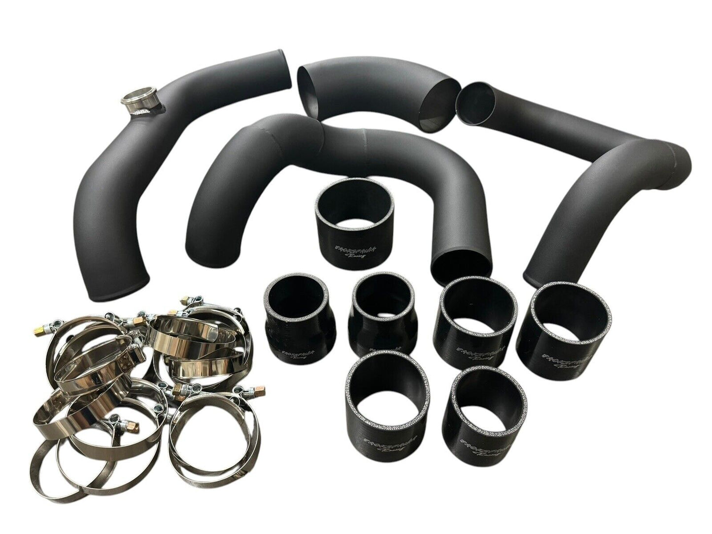 JackSpania Racing D & B Series intercooler piping kit installed in a Honda Civic EG EK DC2 with B16, B18, B20 GSR Si engine.