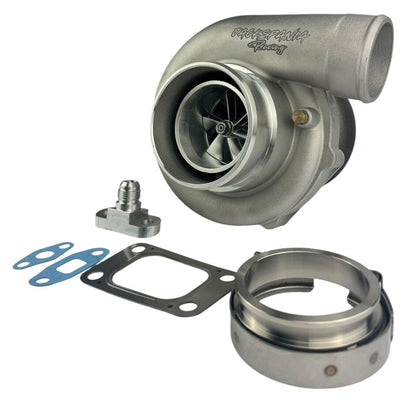 6266 Billet Wheel Turbo T3 .82 T4 .81 T4 .96 A/R Turbine Housing Vband 62/66 Gen 2 PTE 700HP