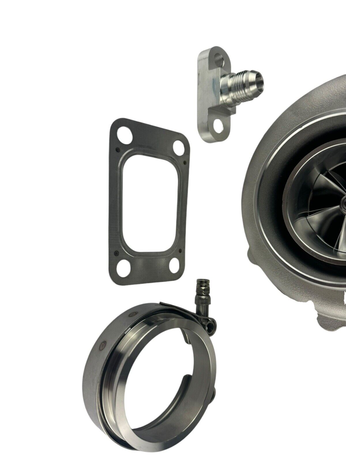 6266 Billet Wheel Turbo T3 .82 T4 .81 T4 .96 A/R Turbine Housing Vband 62/66 Gen 2 PTE 700HP