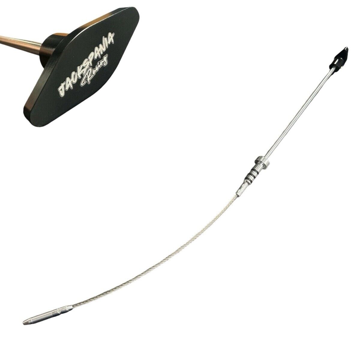 Billet B Series Oil Dipstick for Honda Acura B16 B18 VTEC engines, from JackSpania Racing, showing the durable metal design.