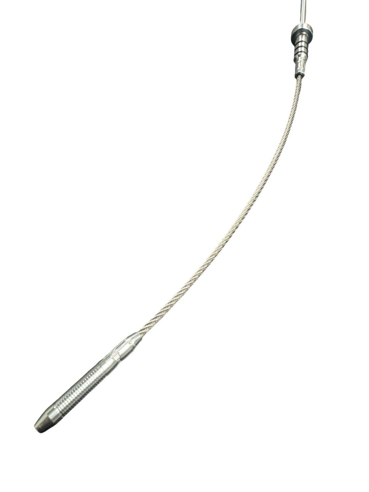 JackSpania Racing billet B Series oil dipstick for Honda and Acura B16 B18 VTEC engine parts, showing the metal dipstick with engraved markings.
