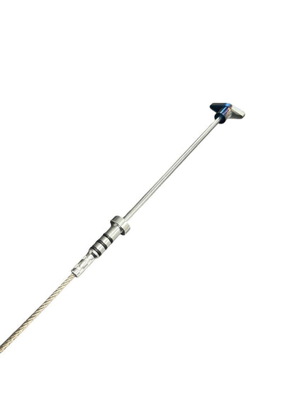 Honda Acura B16 B18 VTEC Billet B Series engine oil dipstick by JackSpania Racing, showing the precision-machined metal design.