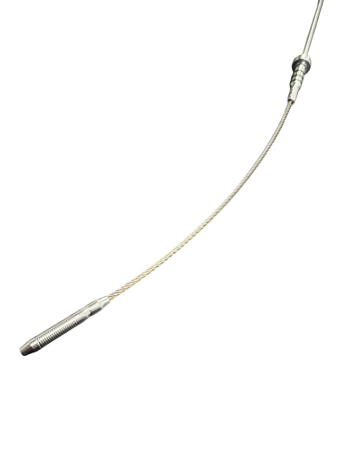Honda Acura B16 B18 VTEC Billet B Series engine oil dipstick by JackSpania Racing, showing the shiny metal construction.
