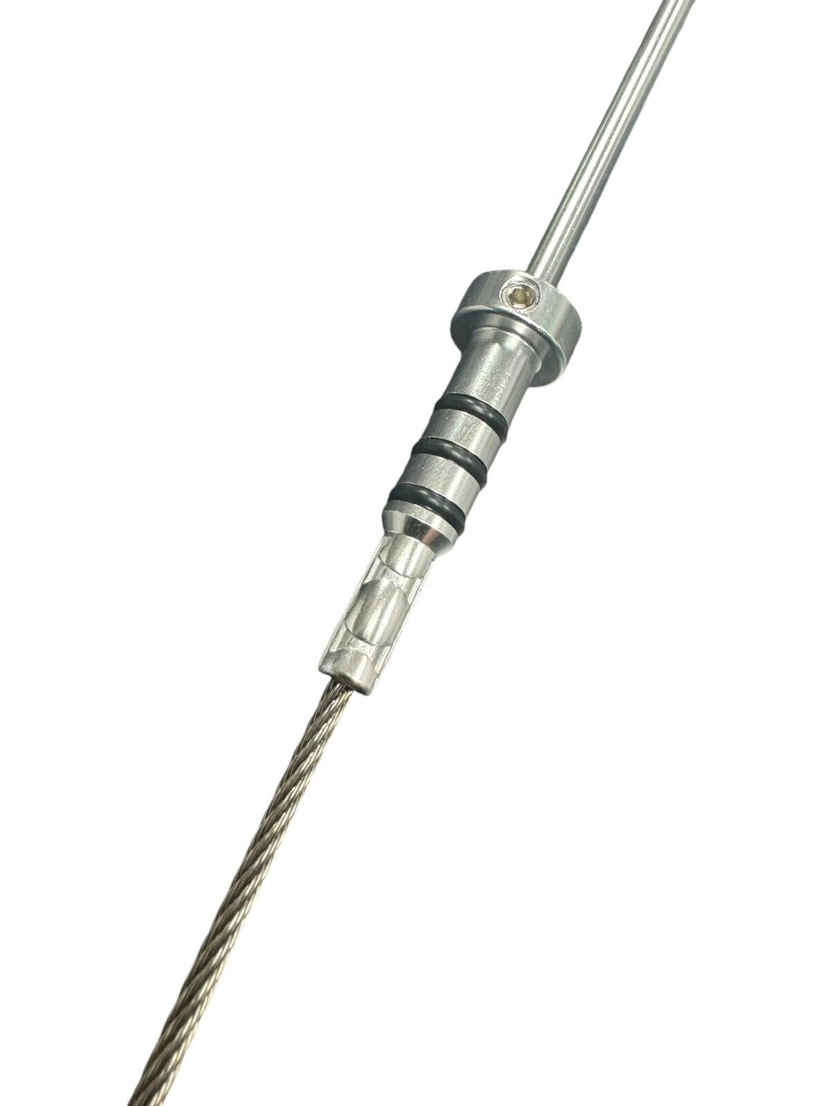 JackSpania Racing billet B series oil dipstick for Honda Acura B16 B18 VTEC engine parts, showing the metal dipstick with branding.