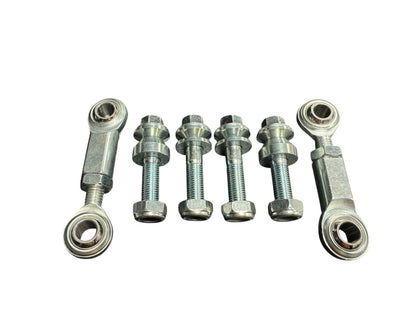 Adjustable sway bar spherical end links for Honda Civic and Integra models, JackSpania Racing suspension parts, 92-01 EK9.
