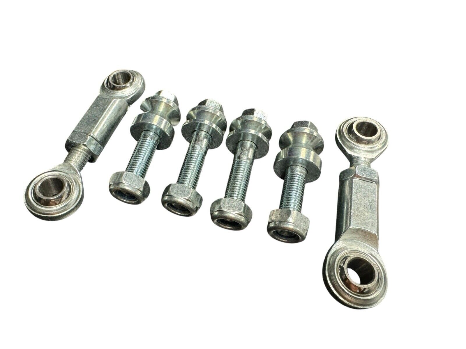 Adjustable sway bar spherical end links for Honda Civic and Integra from JackSpania Racing, compatible with 92-01 models.