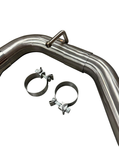 Stainless steel axle back exhaust for Hyundai Elantra GT 2018-2020 and i30 2017-2021, JackSpania Racing exhaust parts.