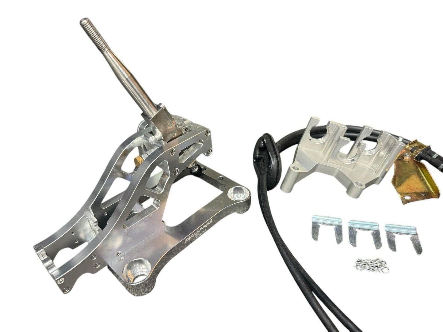 JackSpania Racing shifter shift box cables and trans staging plate for J Series J32 J35 J swap Civic and Integra Si transmission parts