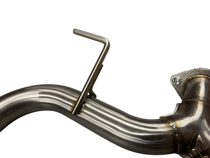 Dual wall steel axle back exhaust tips for Subaru and Toyota 2022+ BRZ and GR86, by JackSpania Racing.