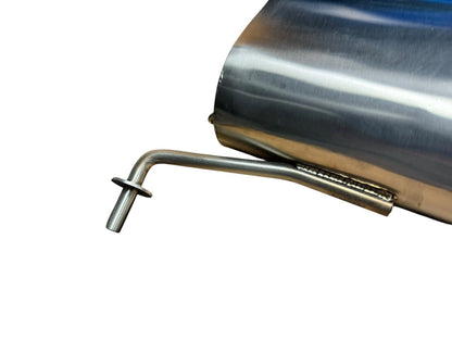 JackSpania Racing high flow street sport race exhaust muffler system for Polaris Slingshot 2020+ showing polished metal components