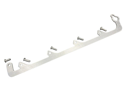 JackSpania Racing D Series D17 coil pack spark plug adapter bracket for D16 engine parts, shown installed on engine.
