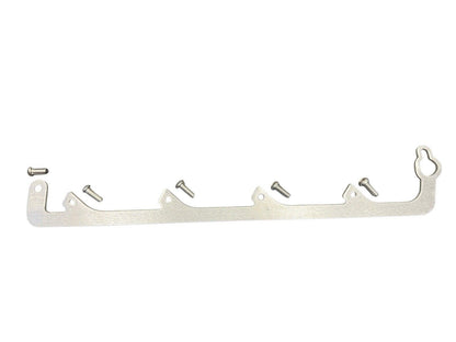 JackSpania Racing D Series D17 Coil Pack Spark Plug Adapter Bracket for D16 engine parts, shown mounted on engine.