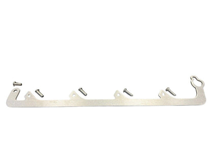JackSpania Racing D Series D17 coil pack spark plug adapter bracket for D16 engine, shown attached to engine components.