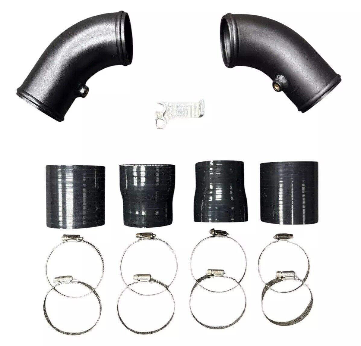 High flow turbo charge pipe upgrade kit for BMW F10 F12 F13 M5 M6 2012-2016, engine parts by JackSpania Racing