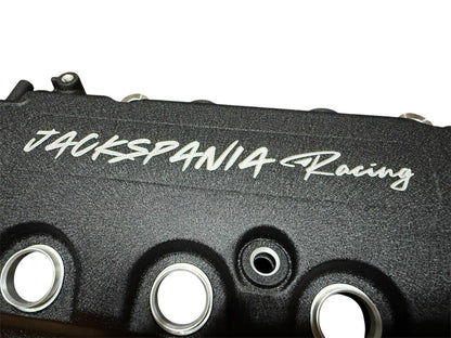 Vented valve cover for Honda D-series engines, D15 D16 Y7 Y8 Z6, compatible with SOHC VTEC, by JackSpania Racing.