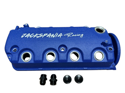 JackSpania Racing D Series vented valve cover for Honda D15, D16, D16Y7, D16Y8, D16Z6 SOHC VTEC engine parts.