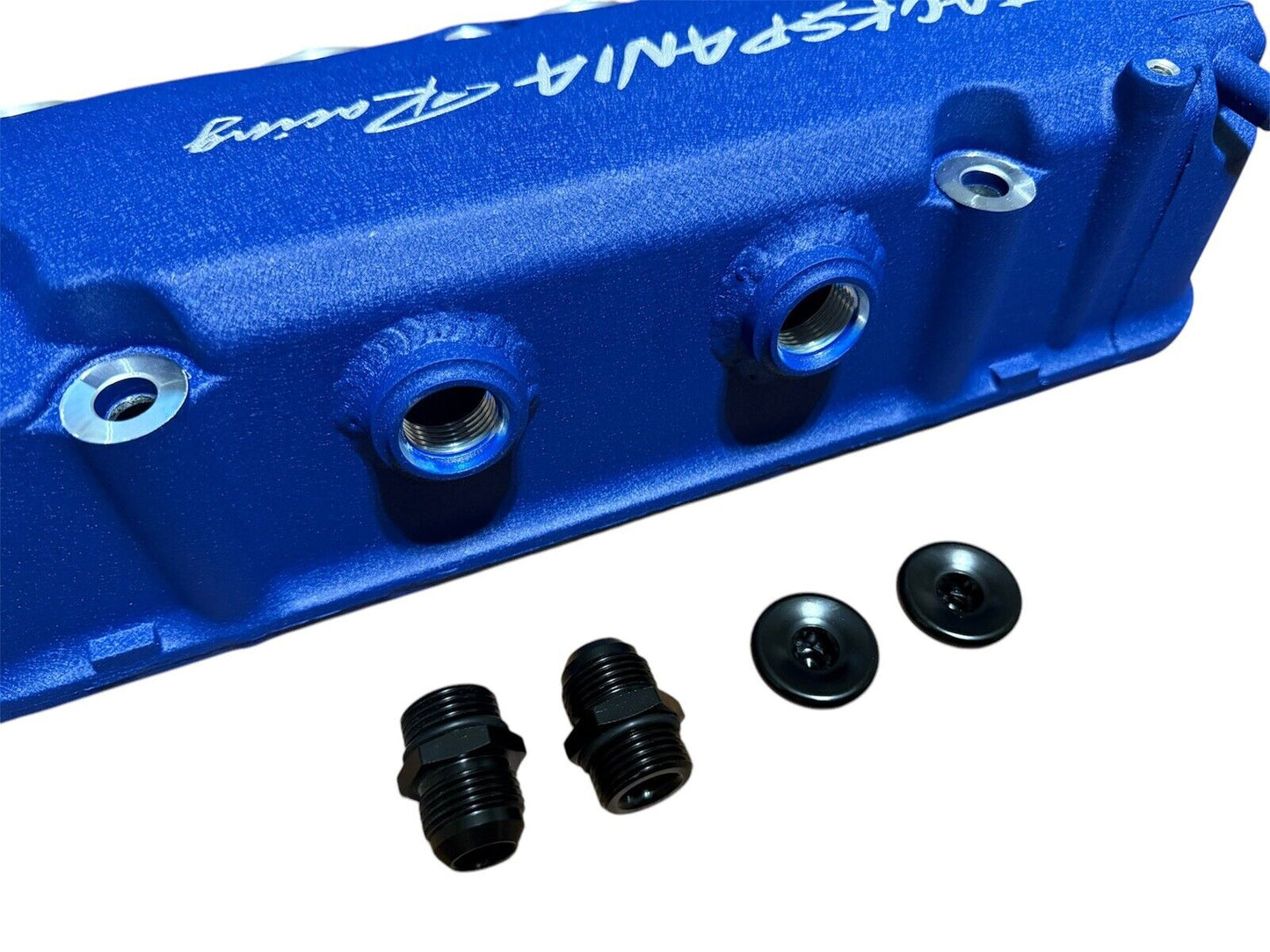 Vented valve cover for Honda D Series engines, JackSpania Racing D15 D16 VTEC, with AN10 fittings, engine parts for SOHC models