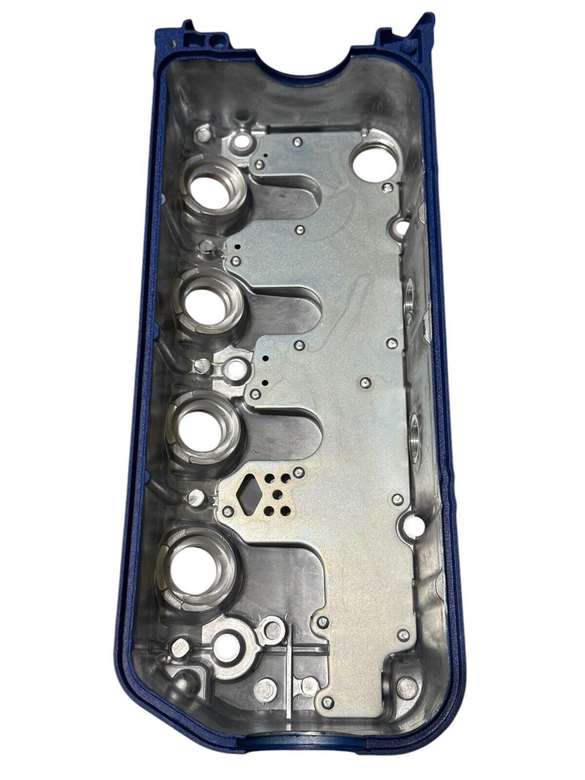 Vented valve cover for Honda D series engines, JackSpania Racing D15 D16 VTEC SOHC engine parts, black with vent openings.