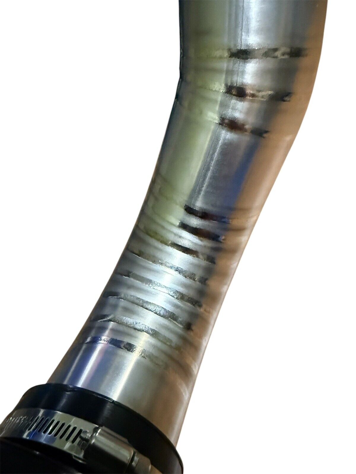 K20 K24 3-Inch Titanium Pie-Cut K-Swap Cold Air Intake Pipe with High Flow Filter
