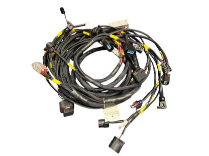 JackSpania Racing K20 K24 FT450 Fuel Tech K Series engine harness for Honda Acura K swap, tucked engine wiring harness.