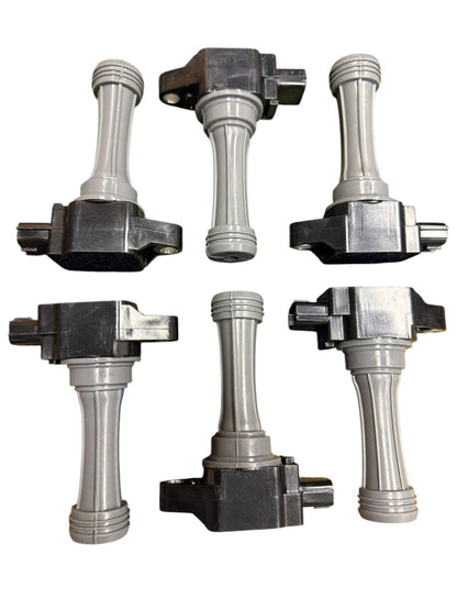 VR38 twin cam ignition coil conversion kit for Nissan RB R32 GTR engine, featuring JackSpania Racing brand parts.
