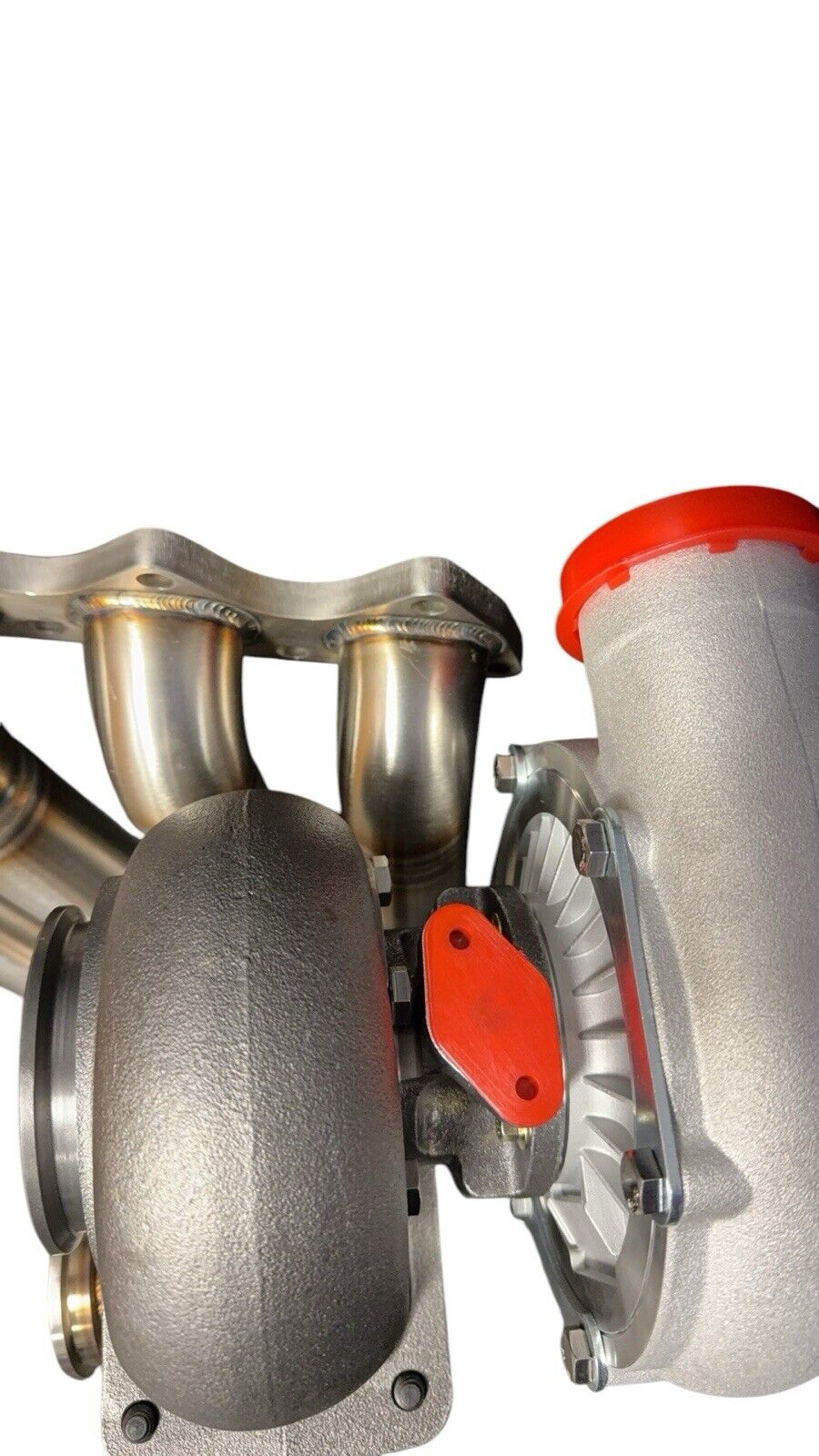 JackSpania Racing D Series T4 top mount turbo manifold for D15 D16 engines, 44mm, 316SS, back purged exhaust part for EG EK DC