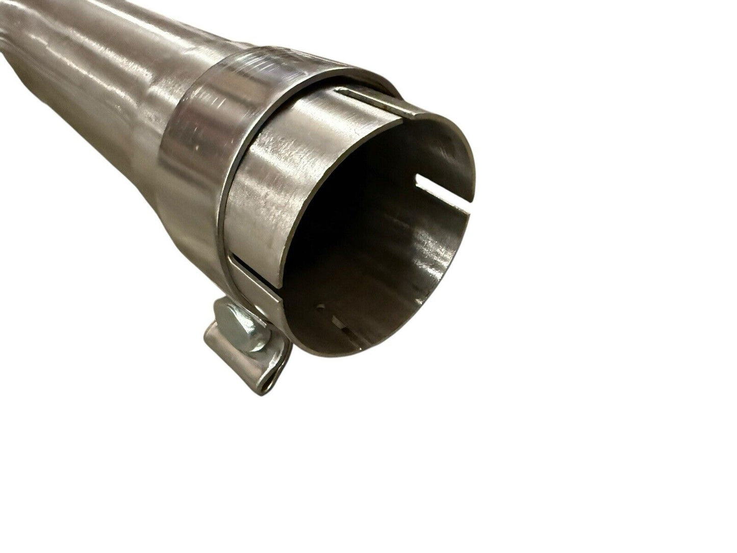 Stainless steel catback exhaust system for Mazda MX-5 Miata ND 2.0L, 2015-2023, by JackSpania Racing, showing polished pipes and muffler.