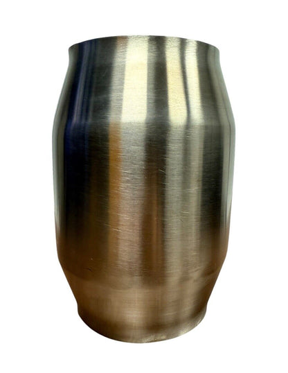 JackSpania Racing 3-inch high flow weld-on performance catalytic converter with 200 cell ceramic core in stainless steel for engine upgrades.