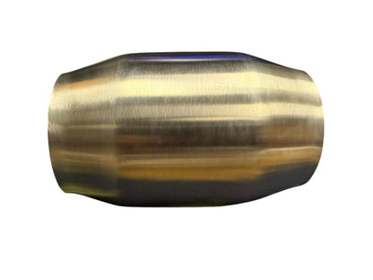JackSpania Racing 3-inch high flow weld-on performance catalytic converter with 200 cell ceramic core, made of durable 304 steel.