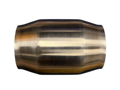 JackSpania Racing 3-inch high flow weld-on performance catalytic converter with 200 cell ceramic core in durable 304 steel.