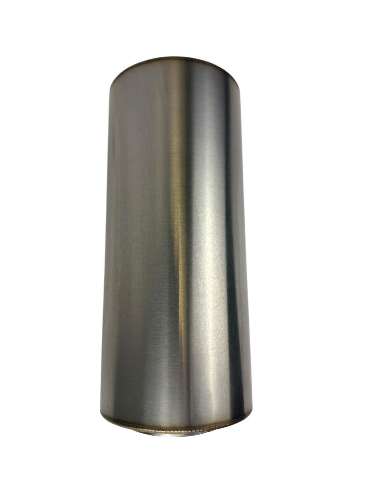 Stainless steel R-Series Resonator 12-inch muffler with 3-inch inlet and outlet for universal exhaust systems by JackSpania Racing