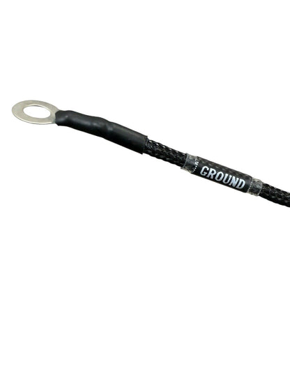 Universal fuel pump relay wiring harness for engine, compatible with JackSpania Racing vehicles, featuring durable connectors and wiring.