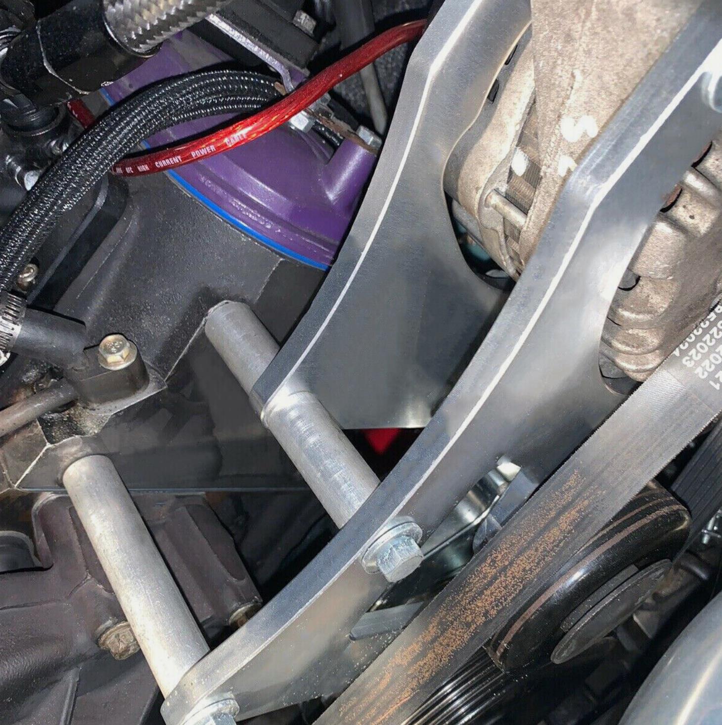 Serpentine Bracket Alternator Power Steering Pump Conversion LS Swap Engines