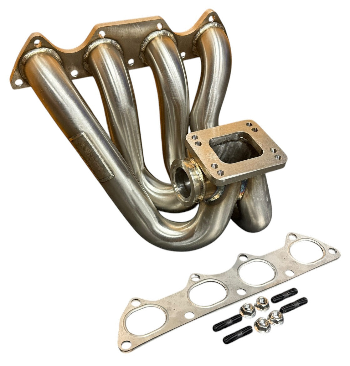 JackSpania Racing B D Series T3 T4 top mount turbo manifold for Honda Civic Si DC2, GSR, B16, B18, B20, D15, D16, 44mm exhaust parts