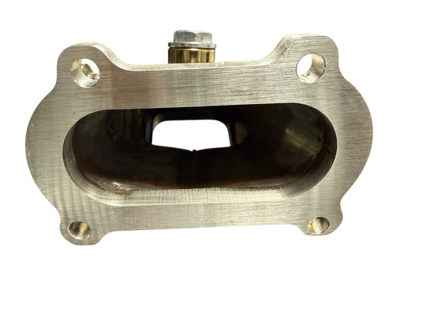 Turbo manifold for Honda Civic Si 2012-2015 by JackSpania Racing, made of 304 steel, with T3 flange and 44mm diameter exhaust port.