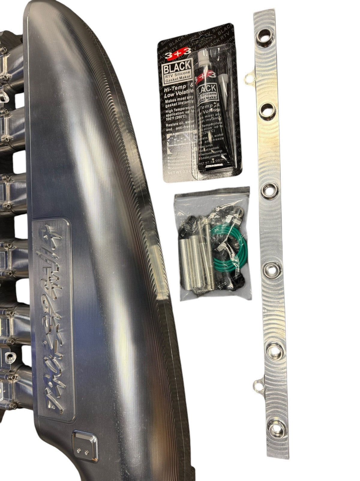 JackSpania Racing fully billet 2JZGE intake manifold with 6 injector fuel rail and throttle body, automotive engine parts.