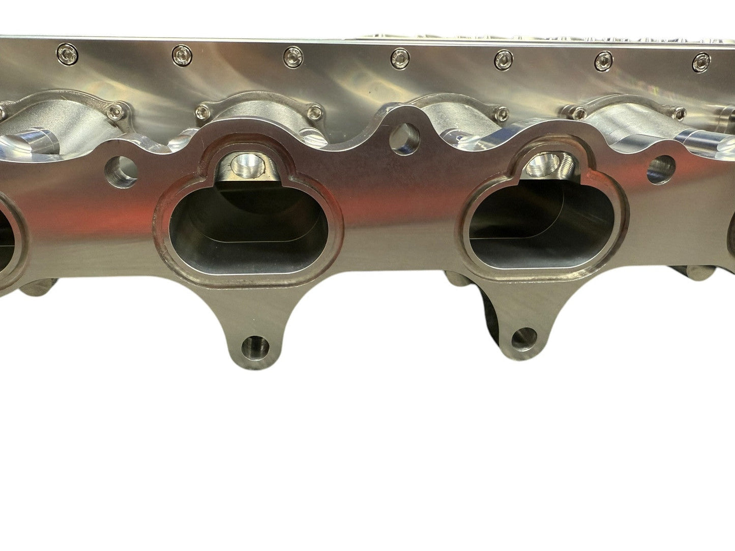 Fully billet 2JZGE intake manifold with 6 injector fuel rail and throttle body for 2JZ GE engine, by JackSpania Racing