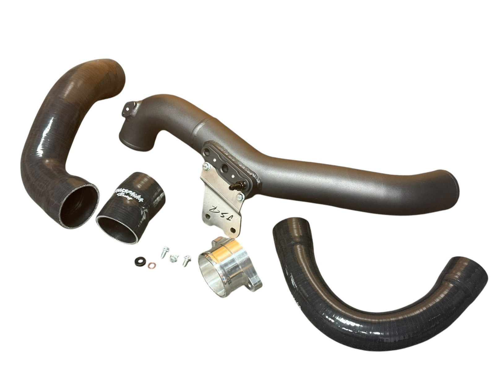 JackSpania Racing intercooler charge pipe upgrade for 2022+ Honda Civic 1.5T and 2023+ Acura Integra engine parts, metal pipe component.