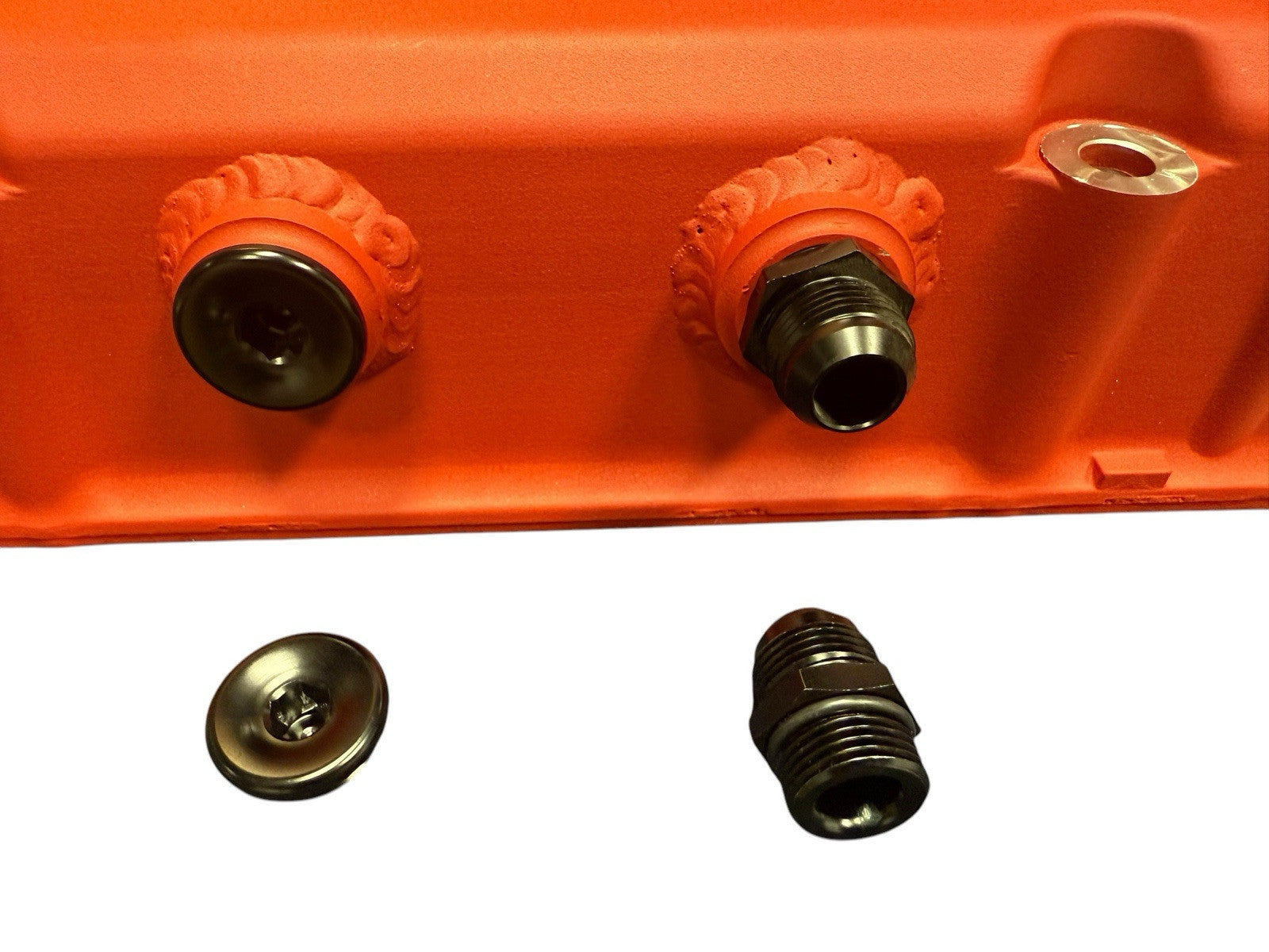 Vented valve cover for Honda D Series engines, JackSpania Racing D15 D16 VTEC SOHC engine parts, black metal with vents