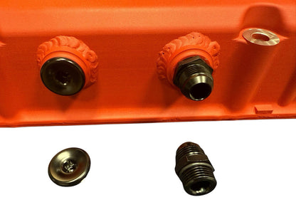 Vented valve cover for Honda D Series engines, JackSpania Racing D15 D16 VTEC SOHC engine parts, black metal with vents