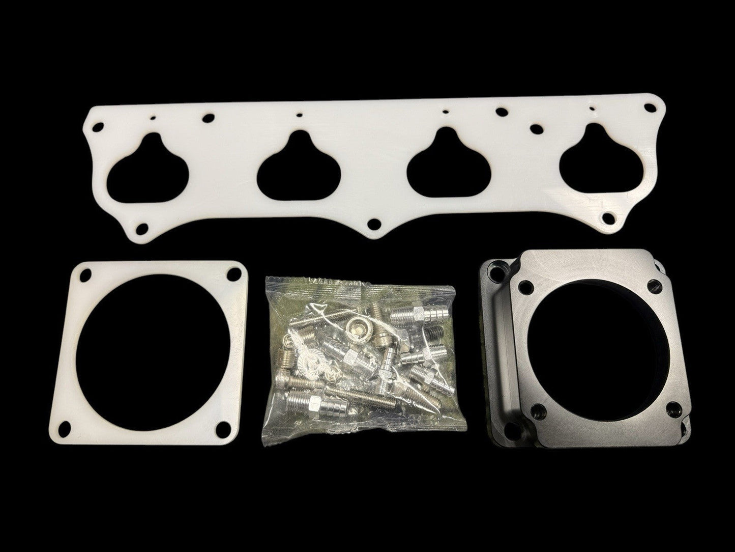 90mm Side Feed Intake Manifold Throttle Body Adapter to RBC Bolt Pattern 74mm TB